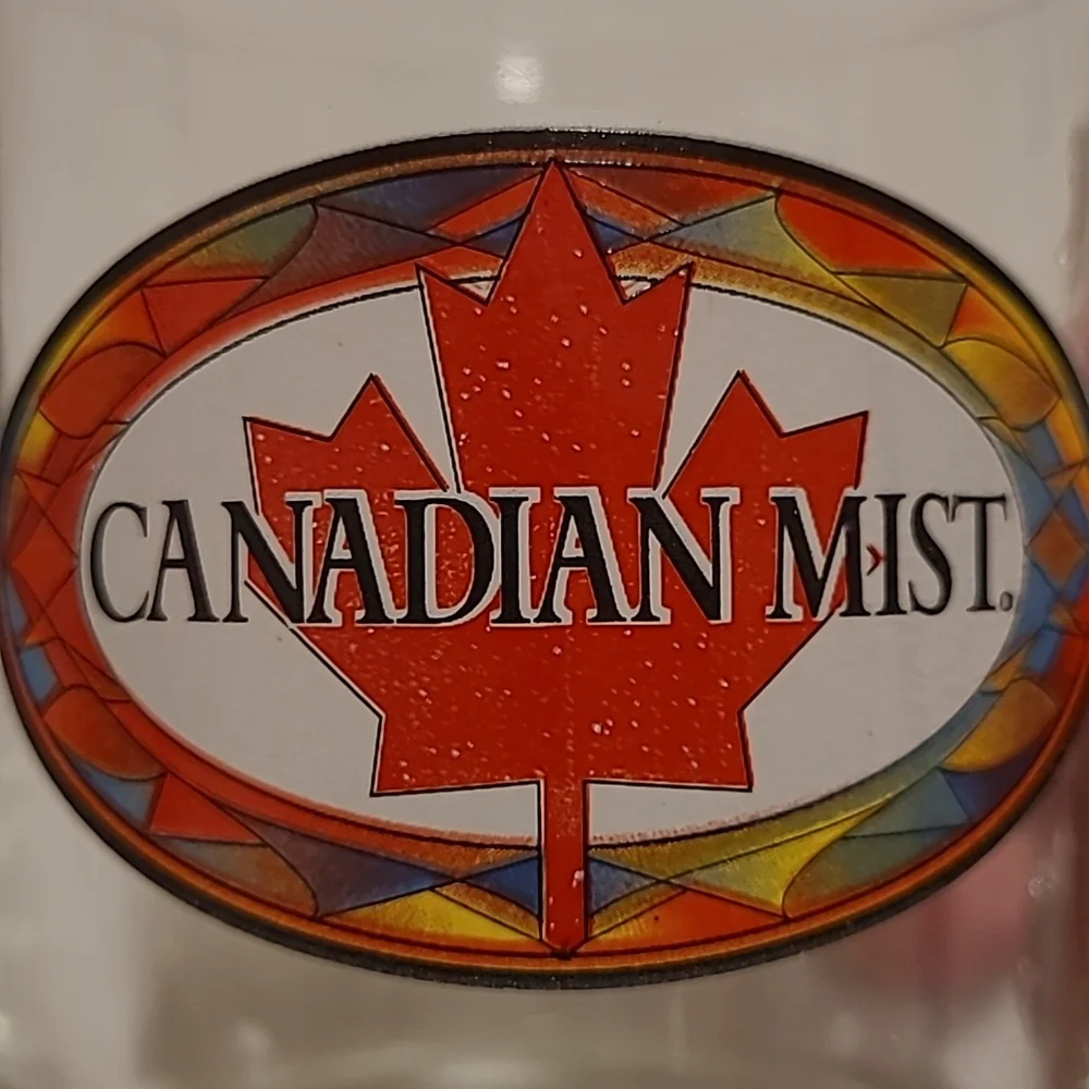 Set of 2 Vintage Canadian Mist Whiskey Mugs